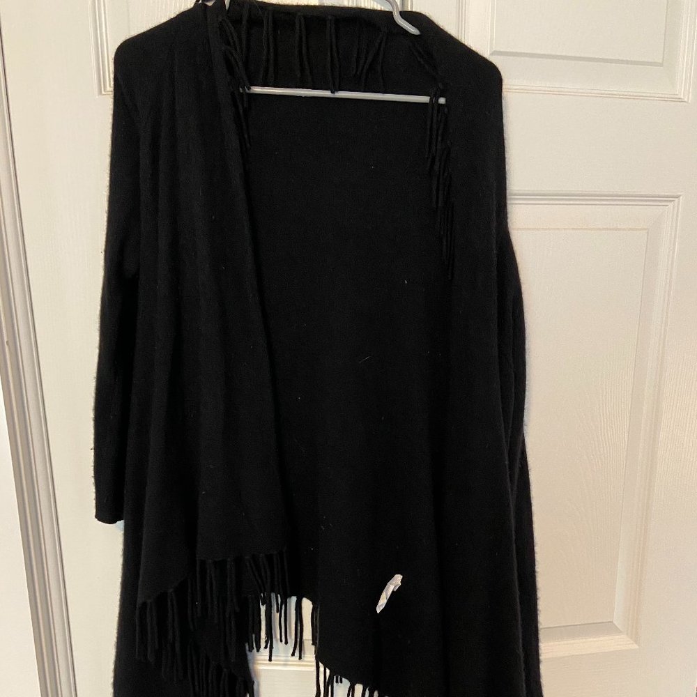 Black Cashmere Cardigan
